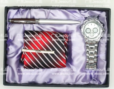 2018 guangdong JESOU men's watch and tie gift set fashion gifts
