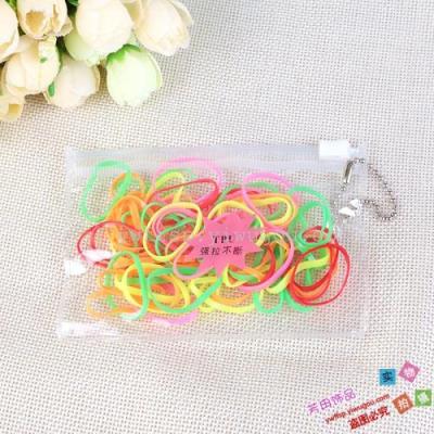 TPU strong pull children continue to color plastic small rubber band