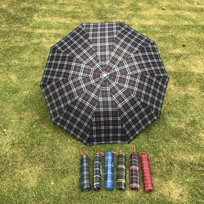 10 bone latticework umbrella with a folding umbrella