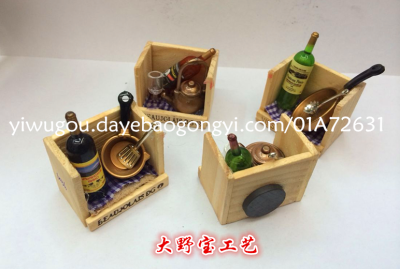 Wine rack a pot of wooden refrigerator, fashion, high-end European original refrigerator.