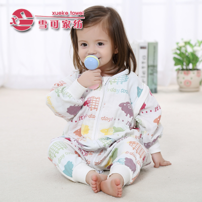6 children playing with six layers of gauze bag split climb clothes new specifications can be customized.