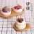 Ceramic pudding baking bowl with lid dust cake dessert dish Japanese food bowl IKEA egg tart dessert yogurt cup