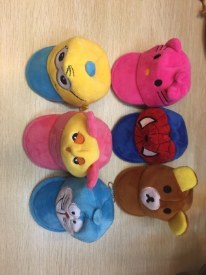 Hat plush cartoon coin purse purse package