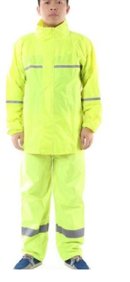 New raincoat rain pants high - end luminous strip of environmental health windproof waterproof adult split raincoat