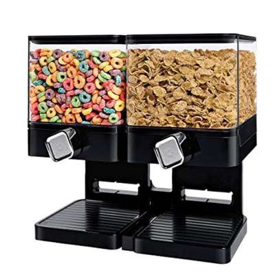 Compact Dry Food Dispenser, Dual Control