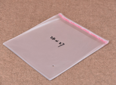 Spot wholesale OPP self-adhesive transparent plastic bags 24*27cm
