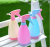 Candy colored watering can watering can hand pressure type plastic sprayer small watering pot watering can