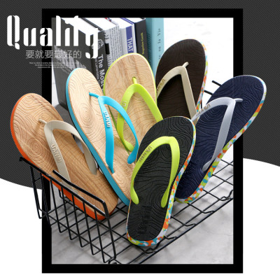 Summer new men's fashion leisure clip foot beach resistant home cool RIPS