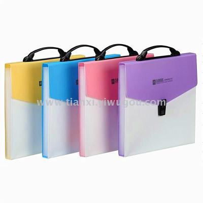 Multi-layer folder portable organ bag 12 office package stationery