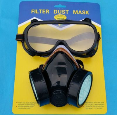 [Red British labor insurance] double cans dust masks protective glasses two sets of factory direct