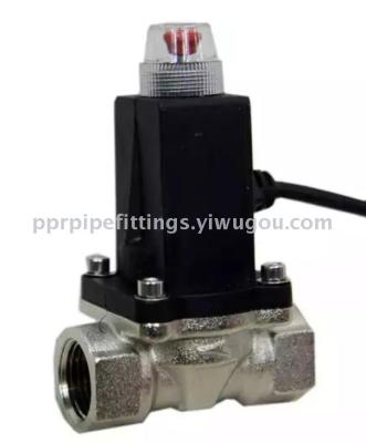 Gas alarm, gas solenoid valve, household gas alarm