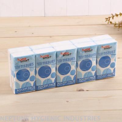 Pocket sized paper export packaging paper towel small bag type miniature without fragrance Pocket