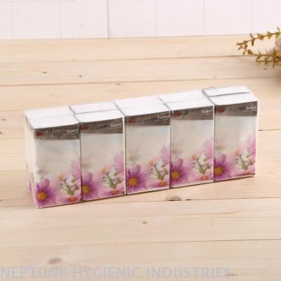 Layers embossed pocket paper export packaging paper towel type mini pocket without fragrance