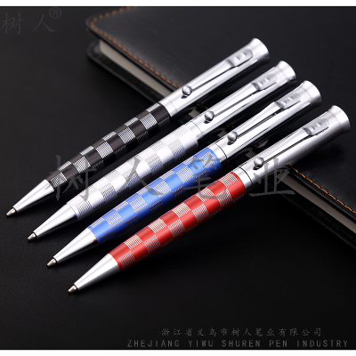 Tree brand colorful carved metal ball pen gift advertising pen