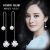 Daily Special Offer 925 Sterling Silver Crystal Ice Flower Earrings Korean Style Ear Lines Anti-Allergy Factory Wholesale Direct Sales Mixed Batch