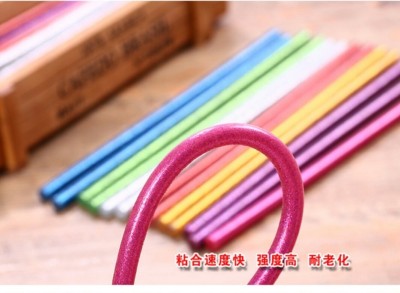 [Guke] Color Flash Hot Melt Glue Stick Universal Diy Gold Pink Color Glue Stick Fire Paint Wax