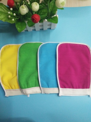 Factory Sales Bath Towel Color Bath Cover Towels Fabric Bath Cap Bath Rubbing Device 1 Yuan 2 Yuan Small Supplies