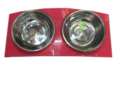 Pet bowl, stainless steel, the cat to use dog to use non - slip