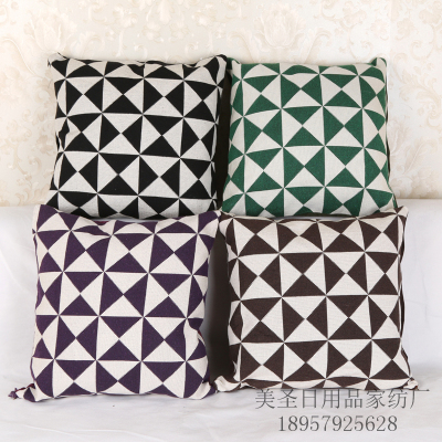 Manufacturer direct selling fashion home box pillow creative cushion pillow cover.