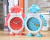 Korean Style Cute Creative Table-Mounted Robot Alarm Clock Student Wake-Up Clock Stationery Store