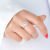 Wedding diamond ring women's classic ring Japan and South Korea creative fashion refers to the environmental protection color jewelry gifts
