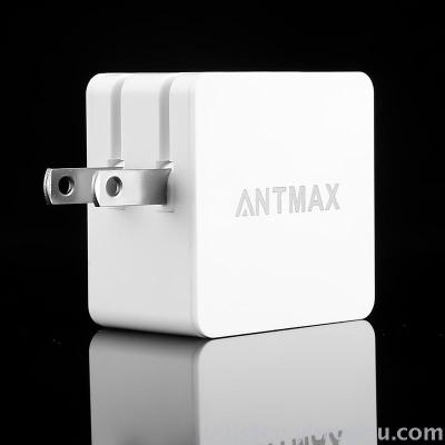 Antmax Charger 2USB Port High Speed Fast Charge Foldable