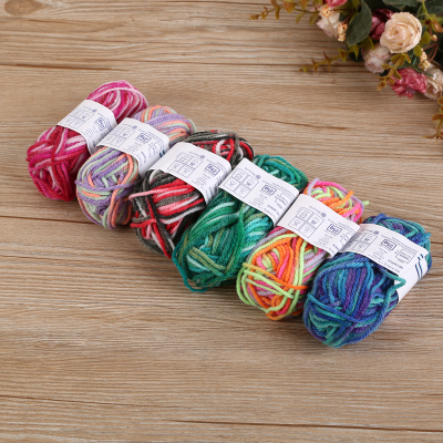 Manufacturer direct sale baby wool thread of the thin scarf line of cotton crochet line.