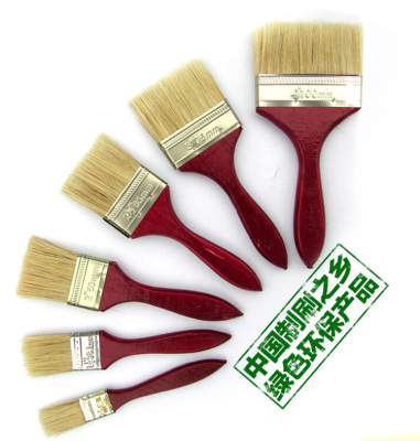Wholesale pig brush waterproof brush long hair paint brush brush with 1 inch -4 inch paint brush