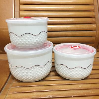 Jingdezhen new large diamond embossed storage tank ceramic tableware gift factory direct