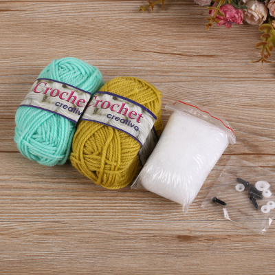 Manufacturer direct selling acrylic wool yarn rough hat doll hand-crocheted DIY knitting yarn.