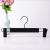 Black Frosted Trouser Press Thickened Plastic Clothes Hanger Wholesale Clothing Store Clothes Hanger Anti-Slip Trousers Rack Factory Direct Sales