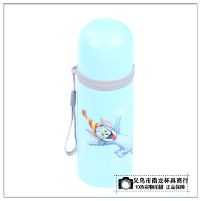 Cartoon water cup advertising cup stainless steel men 's children' s water cup student thermos GMBH cup gift cup