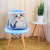 Cartoon cat sofa pillow color woven jacquard cotton and linen car cushion cover design.