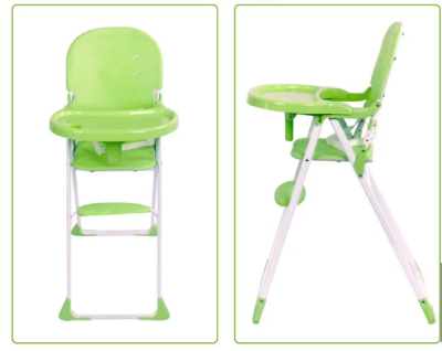 Children's dining chair baby dining table children multifunctional folding plastic dining chair.