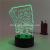 3D LED Table Lamps Desk Lamp Light Dining Room Bedroom Night Stand Living Glass Small mermaid sponge bob 38
