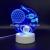 3D LED Table Lamps Desk Lamp Light Dining Room Bedroom Night Stand Living Glass Small Modern Next starwars 29