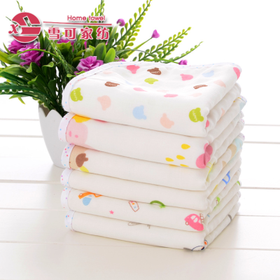 Bamboo fiber towel towel towel gauze child infant products spongy child towel