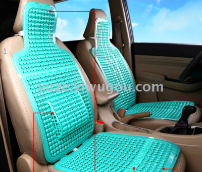 Summer car season plastic cushion breathable cool soft rubber seat cushion.