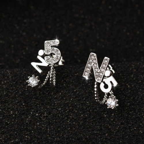 Regent Ornament Rigant Micro-Inlaid N05 Delicate Earrings 1257160002