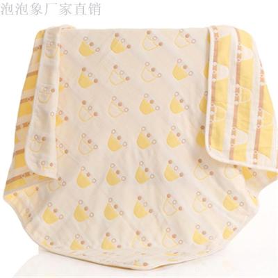Infant Children's Cotton Gauze Six-Layer Mushroom Bath Towel Quilt Baby's Blanket Cover Blanket 110*110