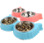 Wholesale Pet Food Bowl Non-Slip Stainless Steel Double Bowl Cat Dog Rice Bowl Dog Bowl Dual-Use Feeder Pet Supplies