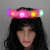 0663 new five lights flash garland glowing headdress Hawaii style wreath party party atmosphere props