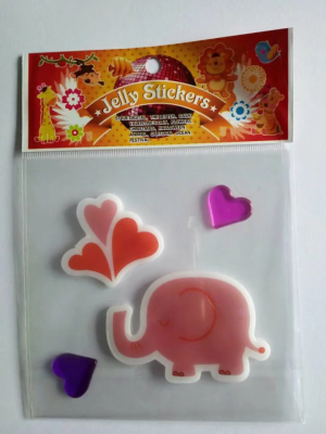 Jelly jacquard   jelly jelly glass stickers