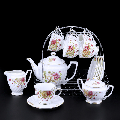 Jingdezhen new 15 coffee with iron frame ceramic gifts tea with a factory direct