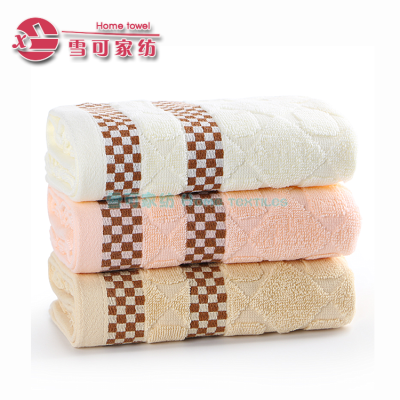 Cotton towel simple fashion facial noodles cotton square adult couple soft gift