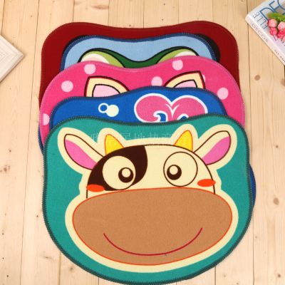 Floor mat household carpet floor mat cute small animal series foot pad