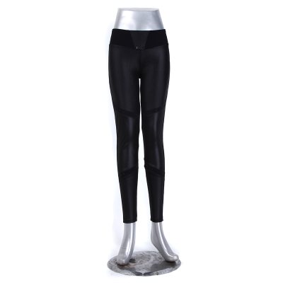 Black Leggings Leggings Fashion Casual Pants Outside Nine Piece