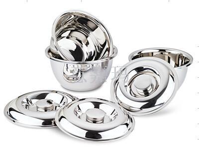Stainless steel drums pots covered with oil cylinders cooking pots fruit pots wash basins kitchen utensils
