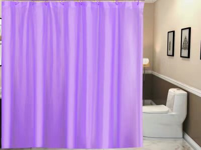 PE plain color shower curtain spot 180*180 cm