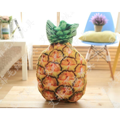 Simulation fruit pillow plush toys pineapple hami melon firedragon fruit durian watermelon as